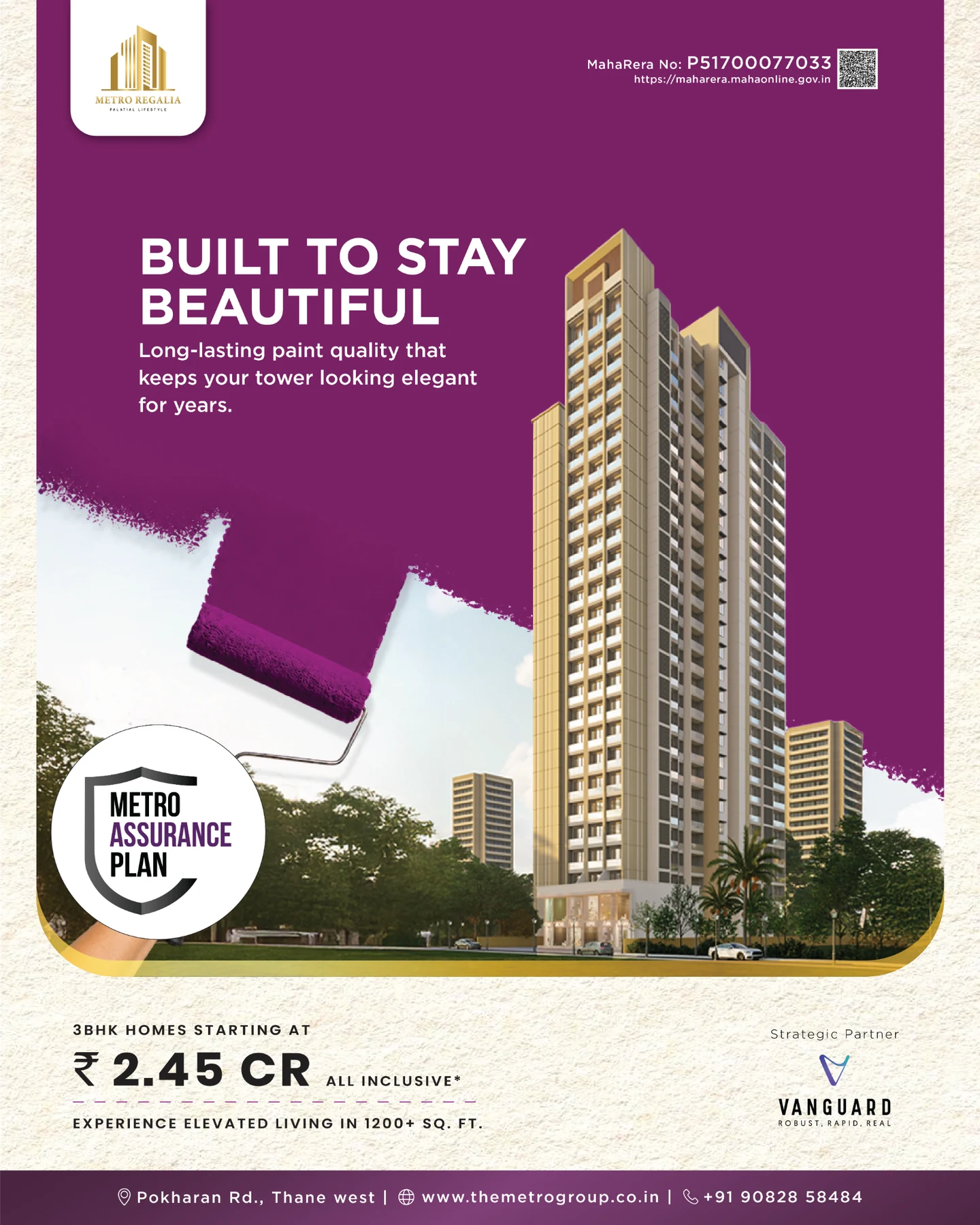 Built to stay beautiful - fifteen years exterior paint assurance