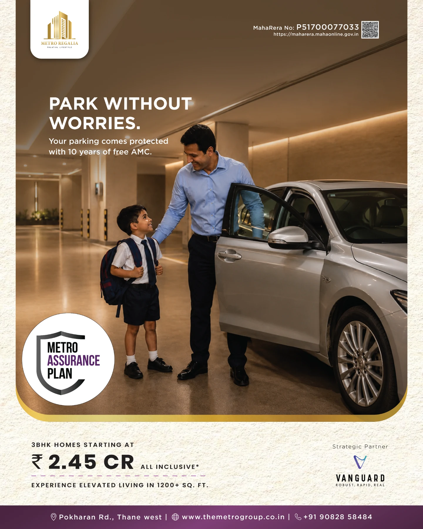 Park without worries - ten years free parking AMC assurance